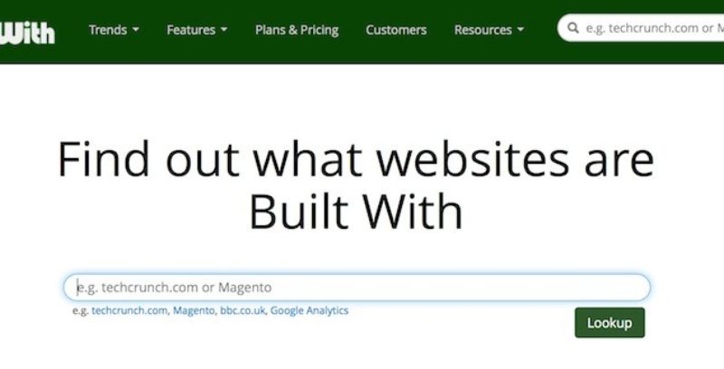 BuiltWith: herramienta para conocer el perfil tecnológico de una web