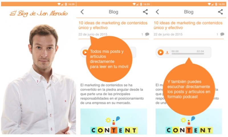 App Juan Merodio En Apple Store Y Google Play