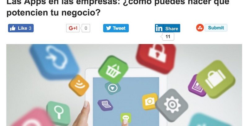 Artículo: “Las Apps en las empresas: ¿cómo potenciar tu negocio?”