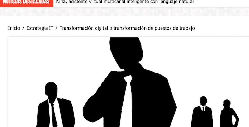 ¿Transformación digital o transformación de puestos de trabajo?