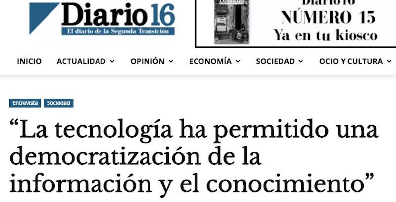 La tecnología democratiza la información y el conocimiento