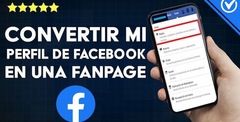 Cómo convertir mi perfil de Facebook en página 2024