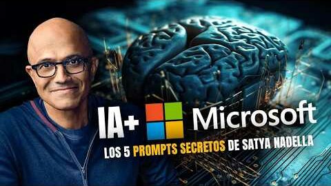 Los 5 Prompts SECRETOS de Satya Nadella (CEO de Microsoft) con IA