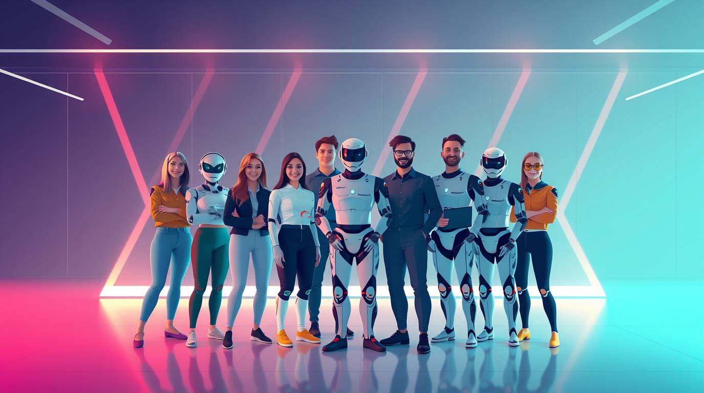 equipo de empleados IA