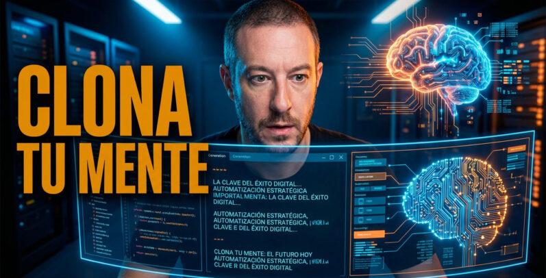 El día que cloné mi mente… y la inteligencia artificial empezó a pensar como yo