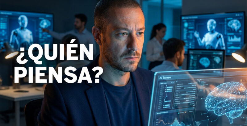 ¿Por qué estamos dejando que la IA piense por nosotros?