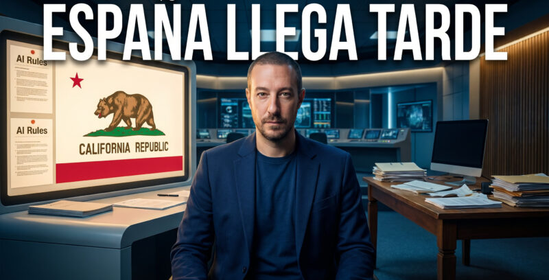 La IA no se gobierna con entusiasmo (lo que California acaba de admitir y España aún no ha entendido)