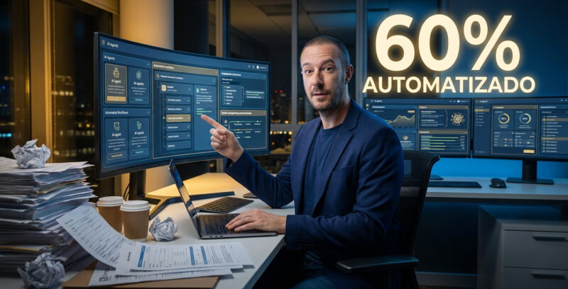 El sistema de agentes de IA que automatiza el 60 % del trabajo de un emprendedor