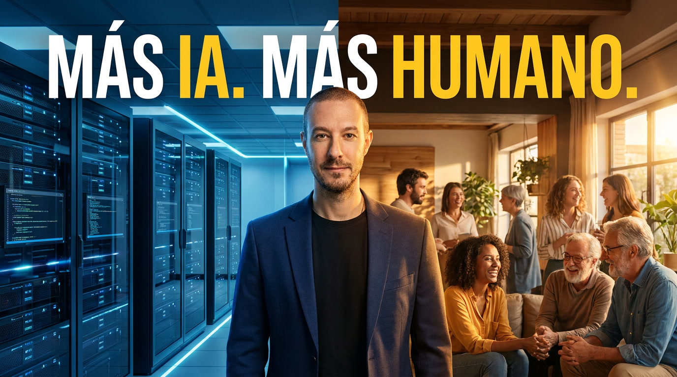 marca humana con inteligencia artificial